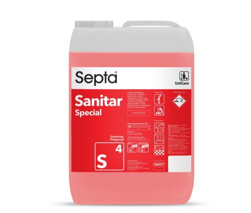 Egészségügyi felület és szaniter tisztítószer SEPTA SANITAR SPECIAL S4 10L
