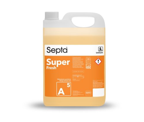 Professzionális légfrissítő és szagsemlegesítő SEPTA SUPERFRESH A5 5L M> (mangó és zöld tea illat)