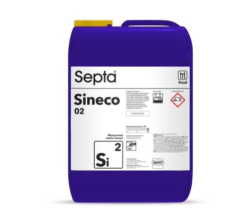 Mosogatószer koncentrátum gépi mosogatáshoz SEPTA SINECO 02 SI2 10L