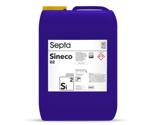 Mosogatószer koncentrátum gépi mosogatáshoz SEPTA SINECO 02 SI2 20L