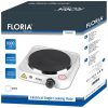 Floria ZLN2805 1 személyes elektromos főzőlap - 15cm - 1000W - fehér