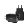 Tesla Power Charger T220, Kettős gyorstöltő 25 W PD 3,0/PPS (fekete szín)