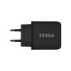 Tesla Power Charger T220, Kettős gyorstöltő 25 W PD 3,0/PPS (fekete szín)