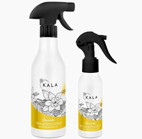 Professzionális parfüm alapú illatolaj vanília és citrus illattal 100 ml - Kala Chanti Vanilla With Citrus