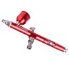 Modellező mini airbrush festékszóró 0,3 mm-es fúvókával B-130 Double Action Red mini