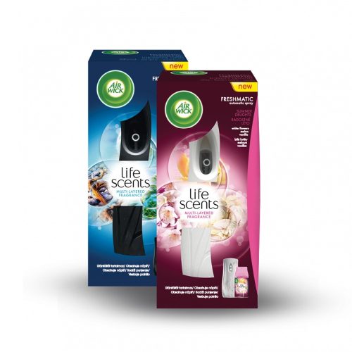 Air Wick Freshmatic készülék + 1db utántöltő Fehér Virágok