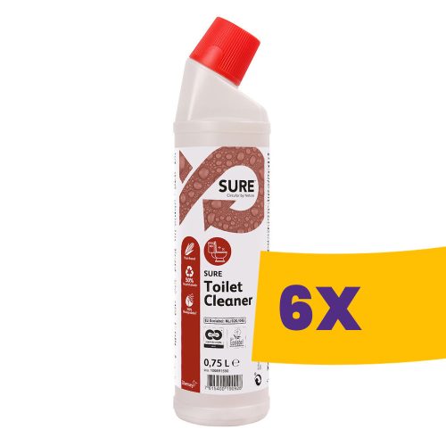 Sure Toilet Cleaner Toalett tisztítószer 750ml (Karton - 6 db)