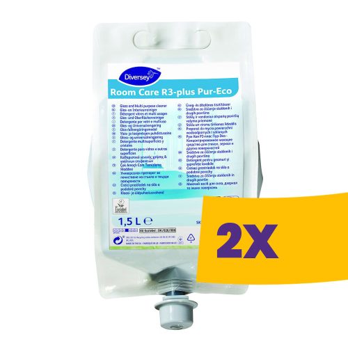 Room Care R3-plus Pur-Eco Általános felület- és üvegtisztító koncentrátum 1,5L (Karton - 2 db)