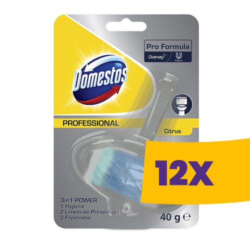 Domestos Pro Formula Citrom illatú WC illatosító 40g (Karton - 12 db)