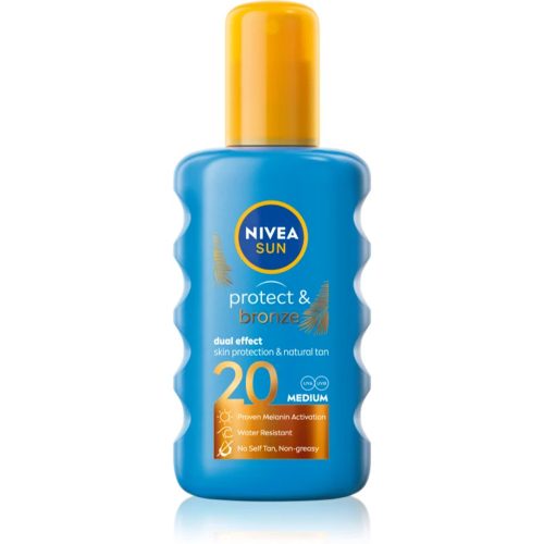 Nivea Sun Protect & Bronze napolaj spray, bronzosító hatással SPF20 200ml