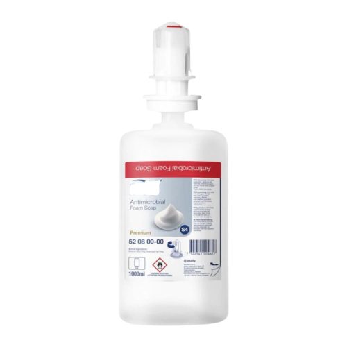 Tork fertőtlenítő habszappan, biocid hatású 1000ml - 520800