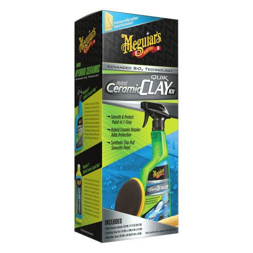 Meguiar's Hybrid Ceramic Quik Clay Kit fényezés tisztító készlet