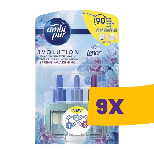 Ambi Pur 3volution utántöltő Lenor Spring  20ml (Karton - 9 db)