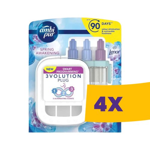 Ambi Pur 3volution készülék + utántöltő Lenor Spring 20ml (Karton - 4 db)