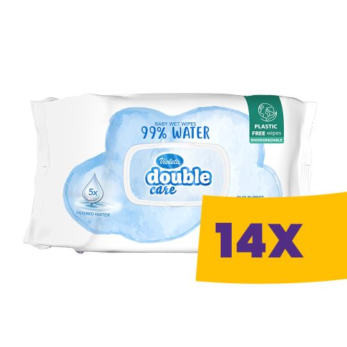 Violeta Water Care 99% víz popsitörlő 56db-os (Karton - 14 csg)