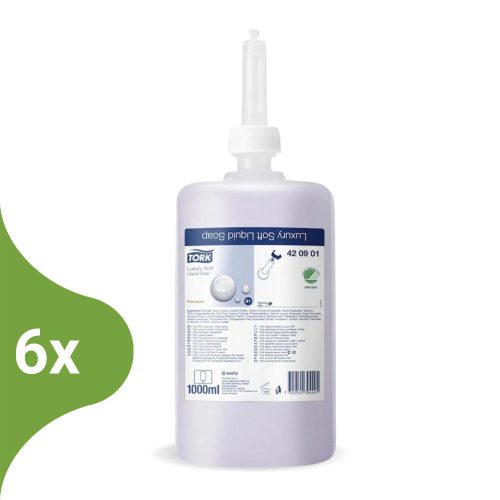 Tork Luxus Soft folyékony szappan 1000ml - 420901 (Karton - 6 db)