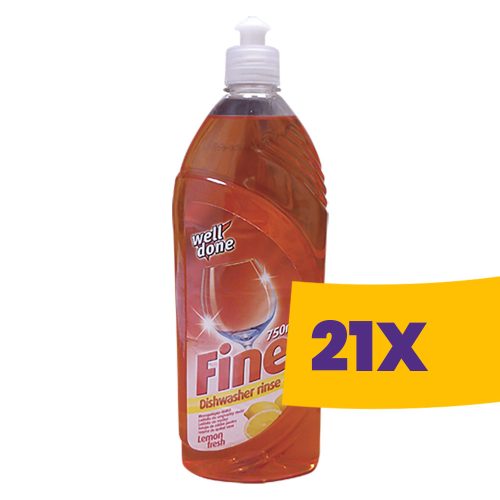 Well Done Fine mosogatógép öblítő 750ml (Karton - 21 db)