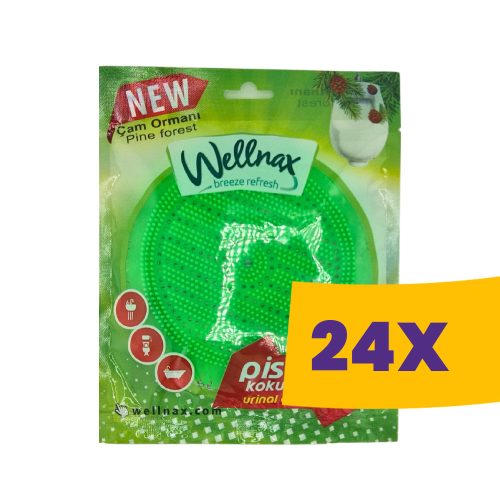 Wellnax piszoár illatosító rács Fenyő 50g (Karton - 24 db)