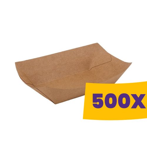 StreetFood papír csónak 20x15x5,2cm 800ml (Karton - 500 db)