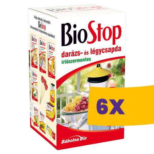 BioStop darázs- és légycsapda + 3db utántöltő (Karton - 6 db)