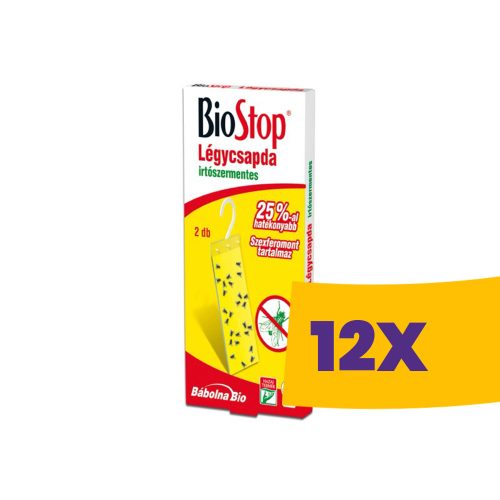 BioStop Plus ragasztós légycsapda 2db (Karton - 12 csomag)