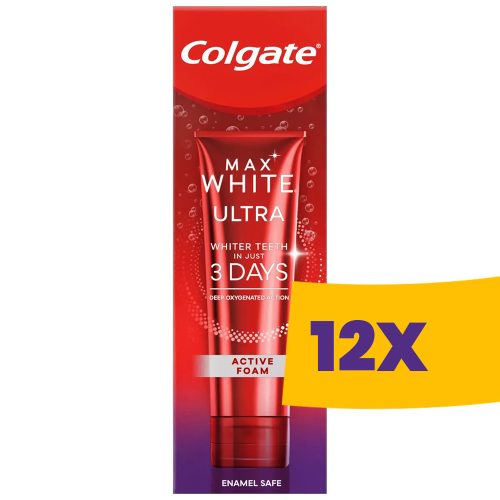 Colgate Max White Ultra Active Foam fogfehérítő fogkrém 50ml (Karton - 12 db)