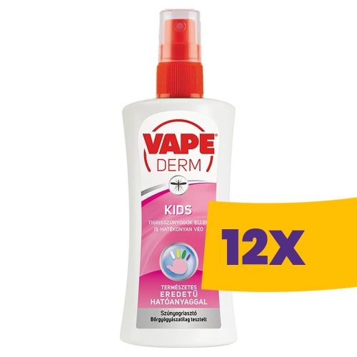 Vape Derm Kids szúnyog- és kullancsriasztó 100ml (Karton - 12 db)