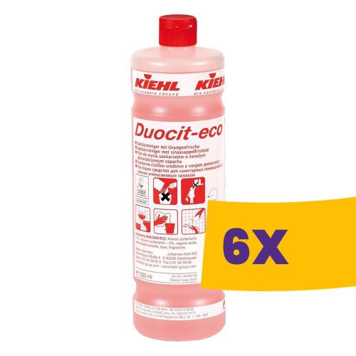 Kiehl Duocit-eco öko szaniter tisztító narancs illattal 1000ml (Karton - 6 db)