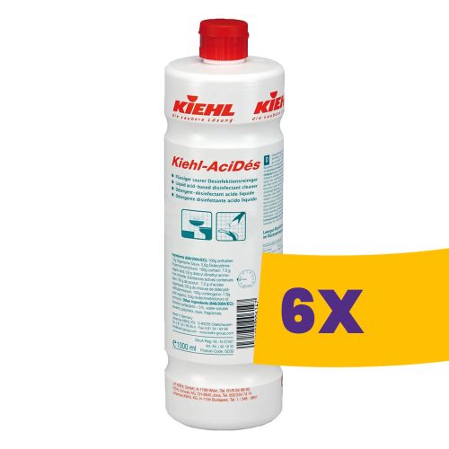 Kiehl AciDés folyékony savas fertőtlenítő-szanitertisztítószer 1000ml (Karton - 6 db)