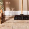 Seprűfej fa alappal, természetes sörtékkel 28cm-es LUX - YORK - CLEAN HOUSE